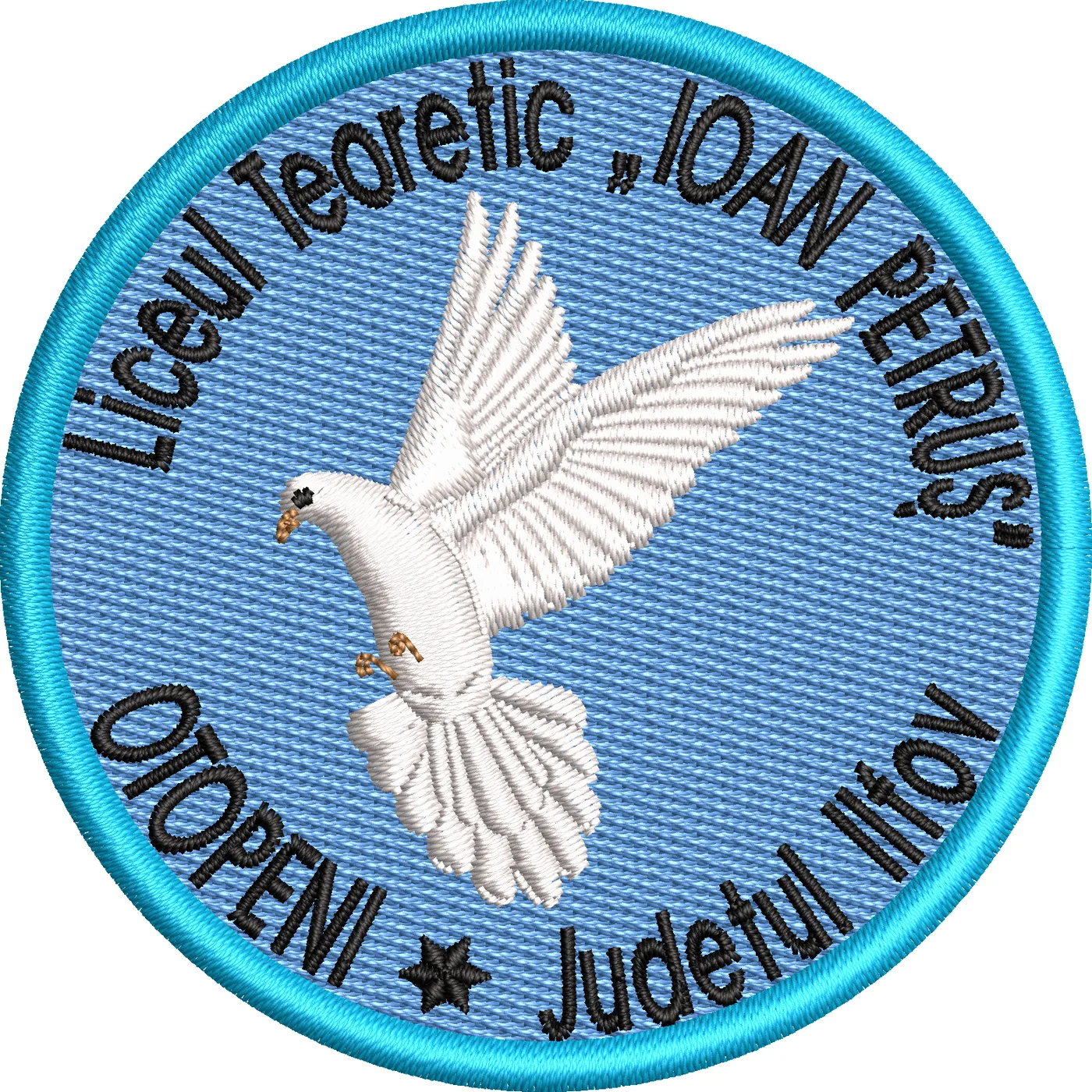 Embleme școlare brodate