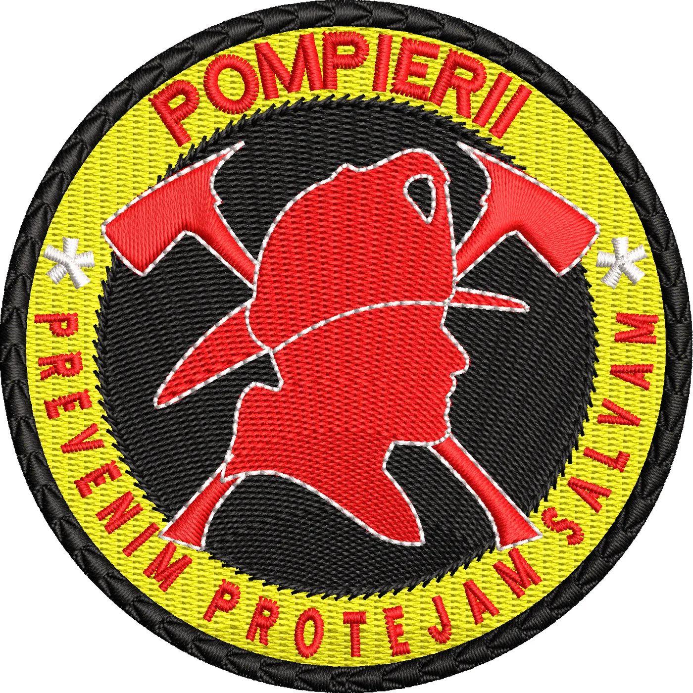 ECUSON / EMBLEMA - POMPIERII MILITARI