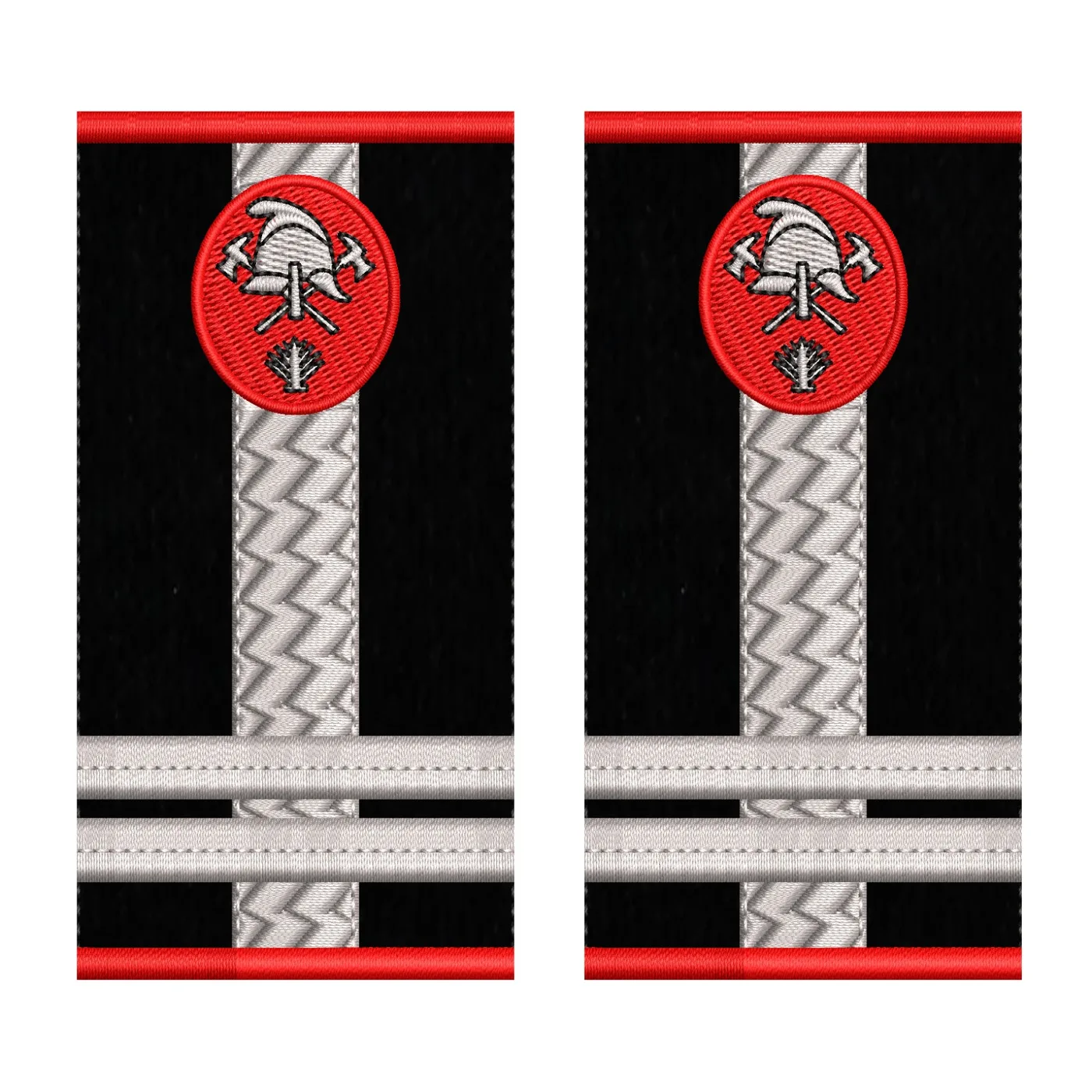 GRADE LOCOTENENT COLONEL POMPIERI - PASPOAL LANA NEGRU