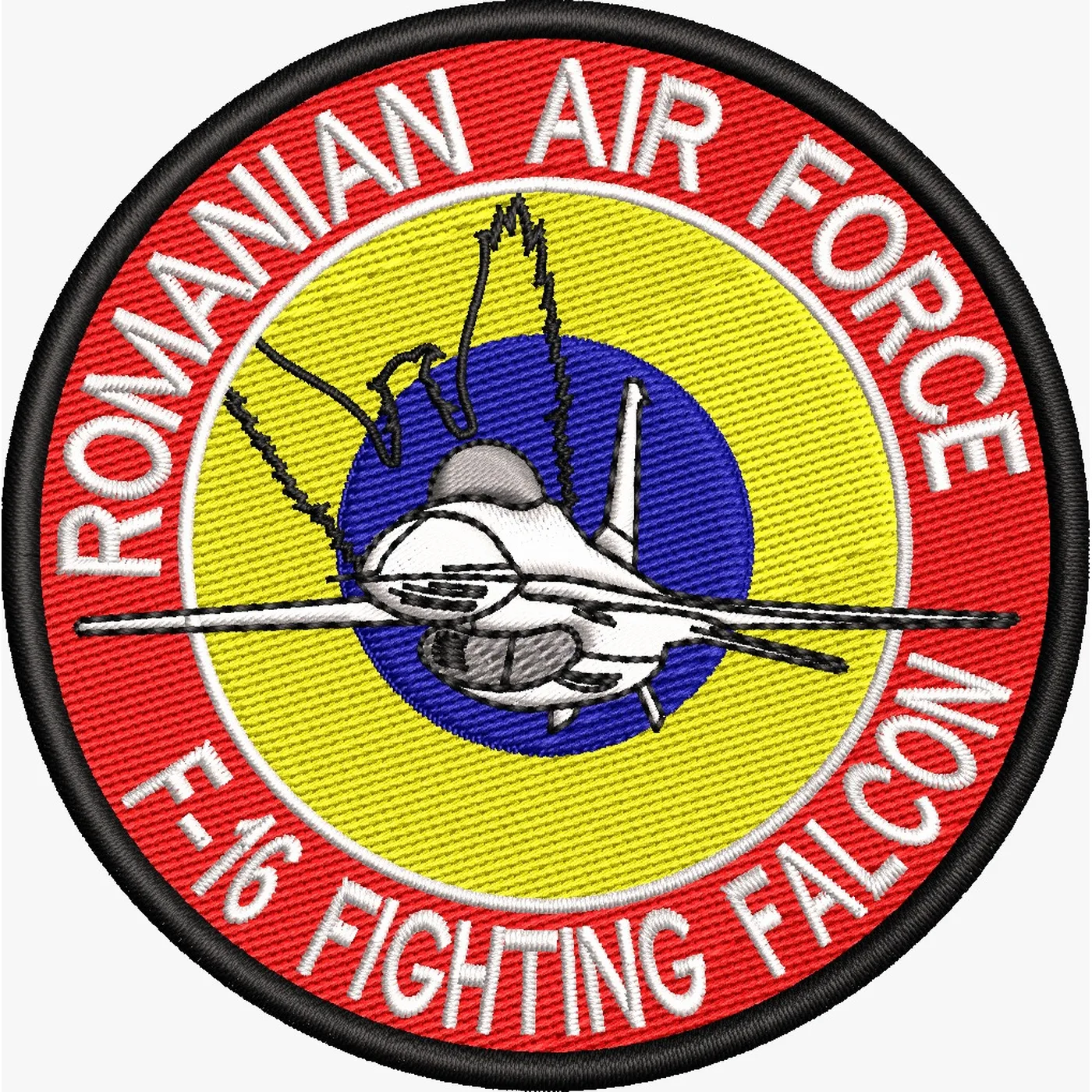 ECUSON / EMBLEMA - Pilot F-16 FIGHTING FALCON Romanian Air Force TRICOLOR