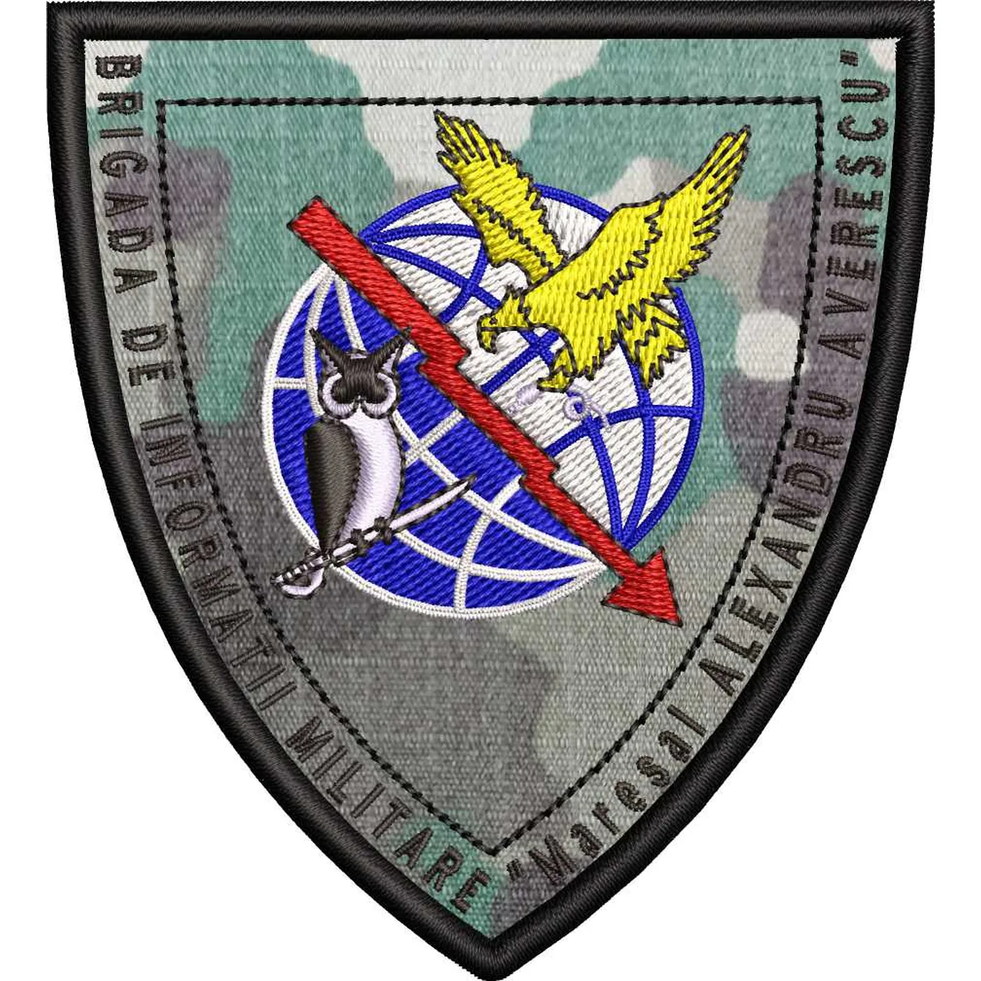 EMBLEMA COMBAT - BRIGADA DE INFORMAȚII MILITARE MARESAL ALEXANDR AVERESCU
