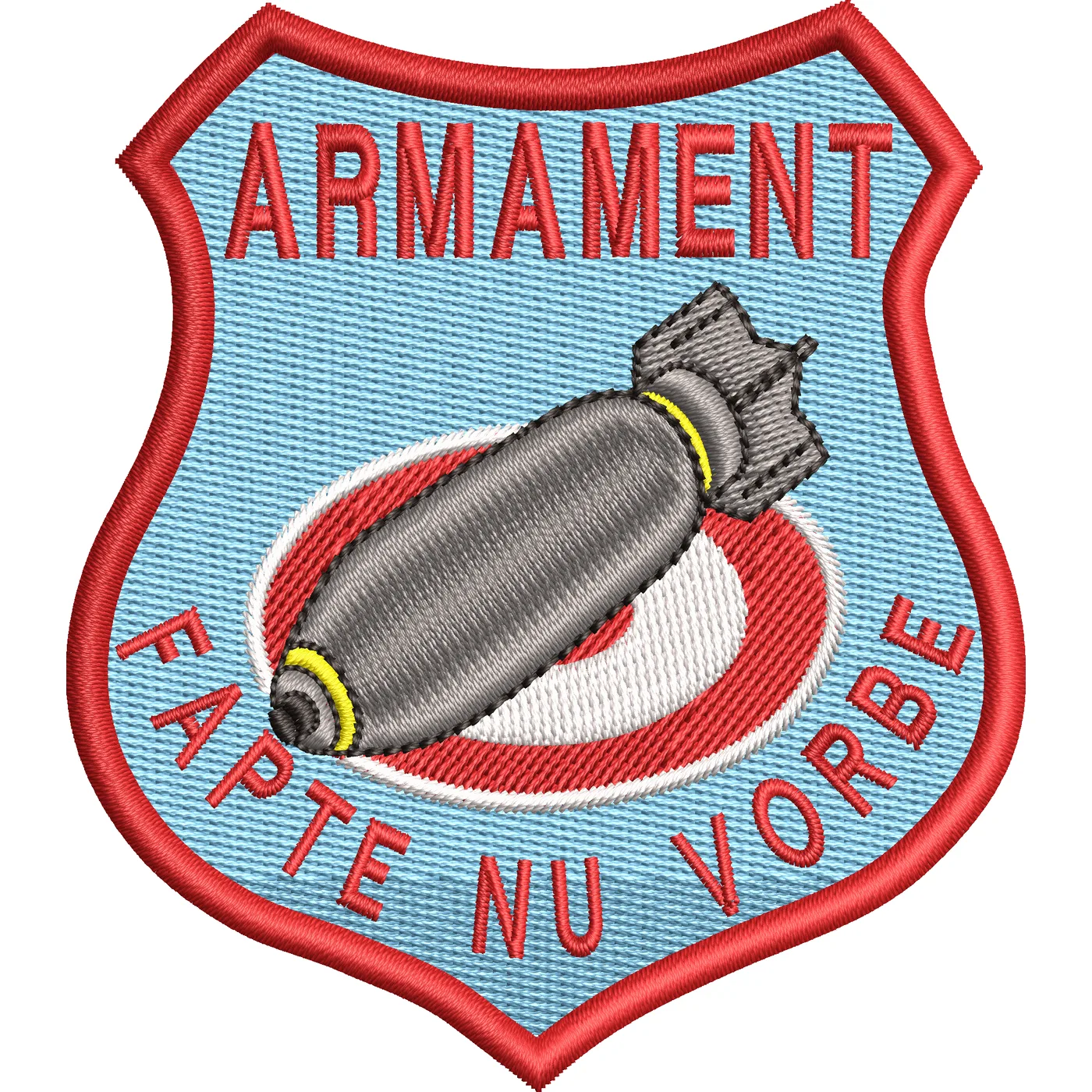 ECUSON / EMBLEMA ARMAMENT ( FAPTE NU VORBE )