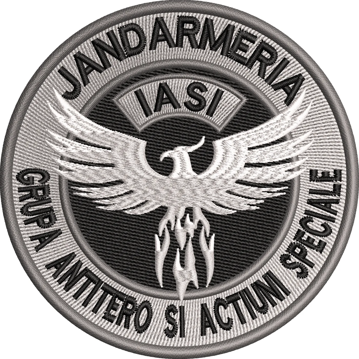 EMBLEMA JANDARMERIA IASI - GRUPA ANTITERO SI ACTIUNI SPECIALE