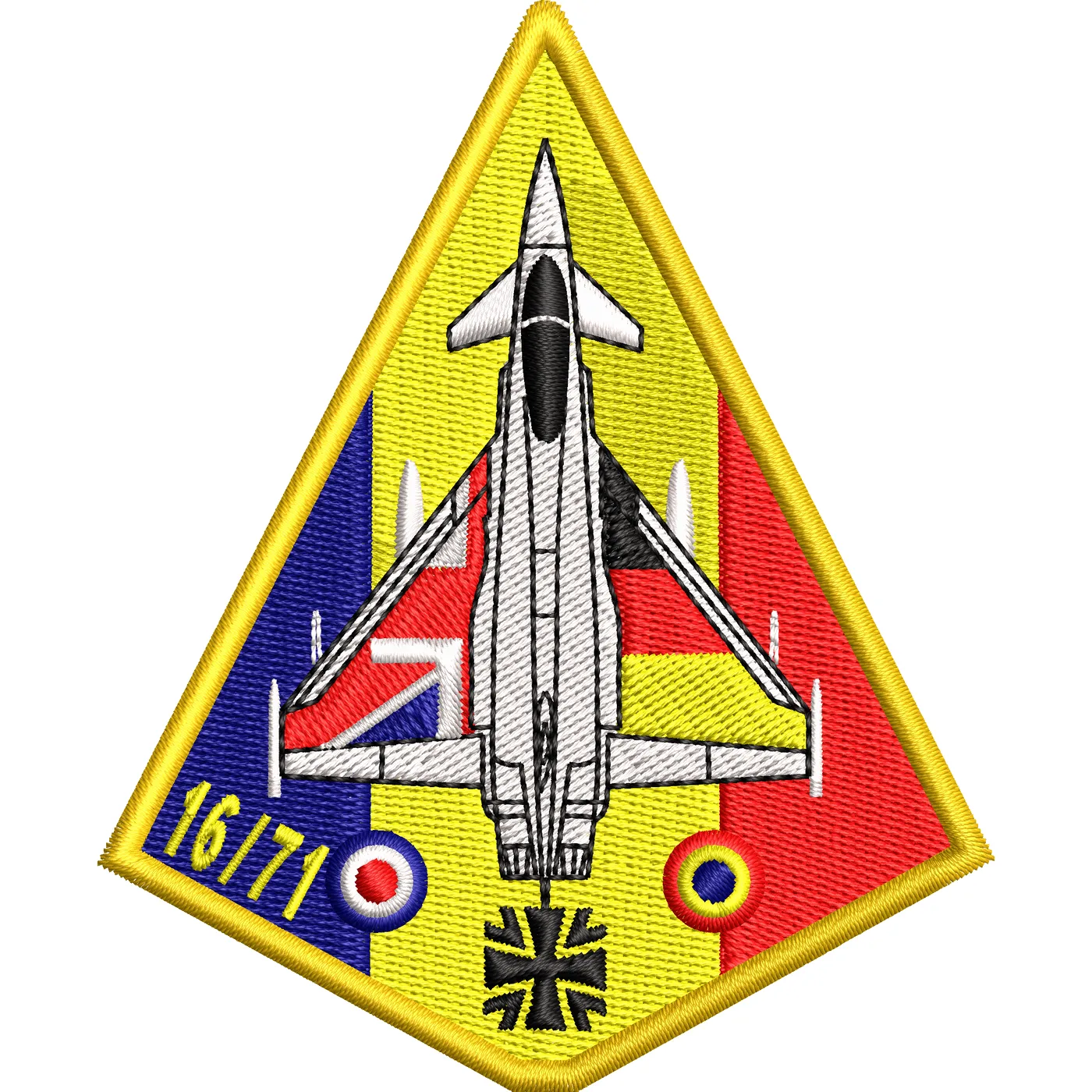 EMBLEMA F-16 EUROFIGHTER ESCADRILA 71 RICHTOFEN