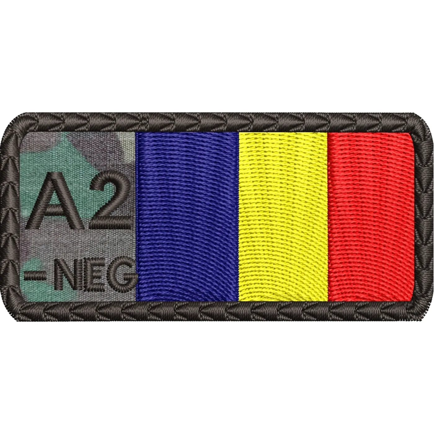 ECUSON GRUPA SANGUINA A2 NEG TRICOLOR COMBAT