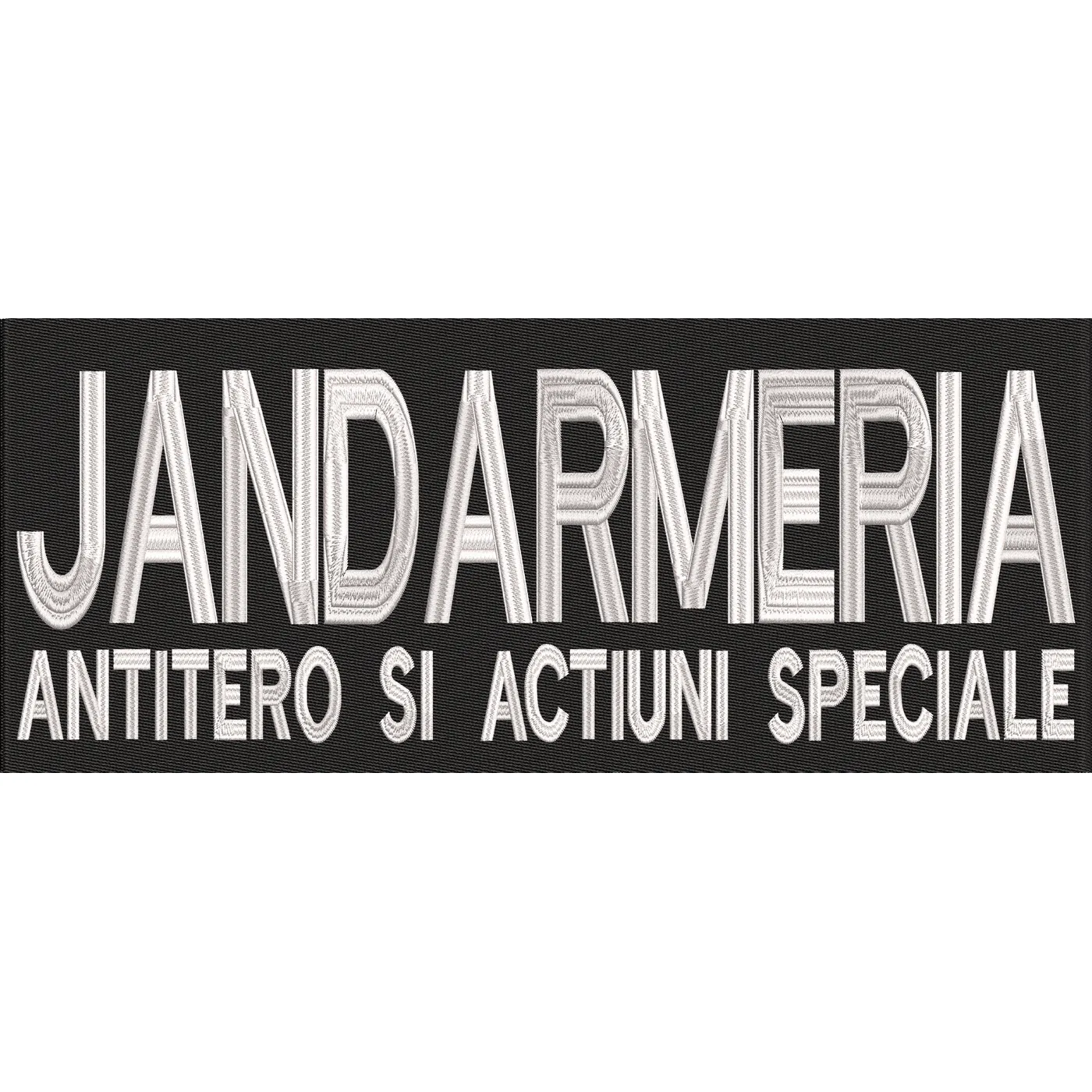 Ecuson spate brodat " JANDARMERIA antitero si actiuni speciale"