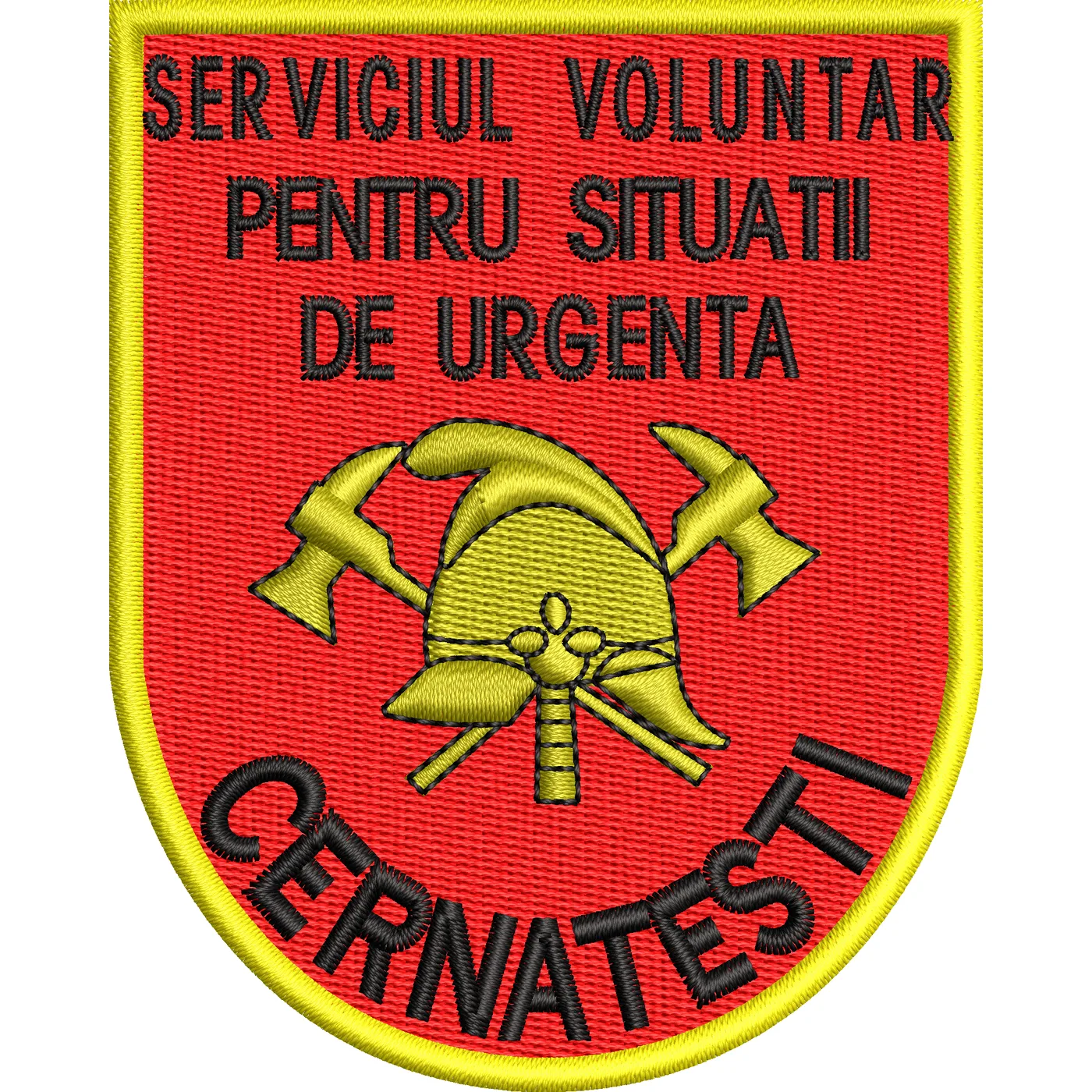 Emblema SEVICIUL VOLUNTAR PENTRU SITUATI DE URGENTA - VARIANTA 1