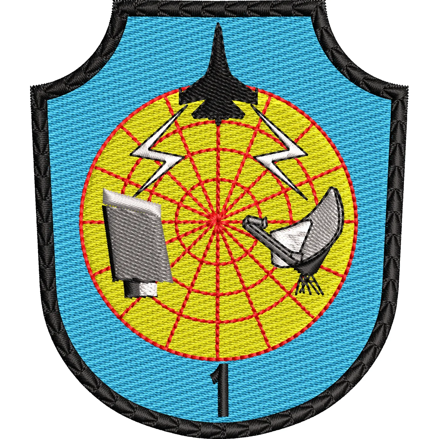 EMBLEMA CENTRUL 1 SUPRAVEGHERE AERIANA „GENERAL-LOCOTENENT NECULAI IORDACHE”