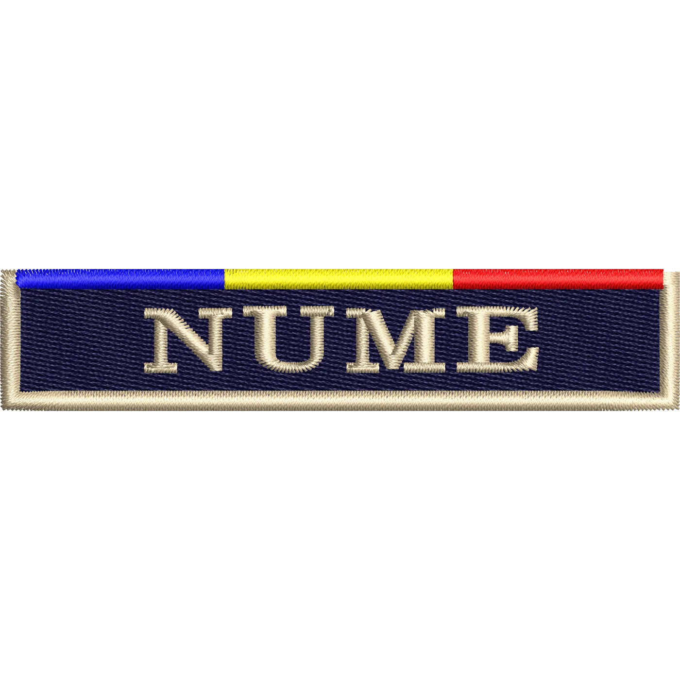 NOMINAL politia de frontiera romana IGPFR ( CHENAR BRODAT CU ATA METALIZATA AURIE + TRICOLOR)