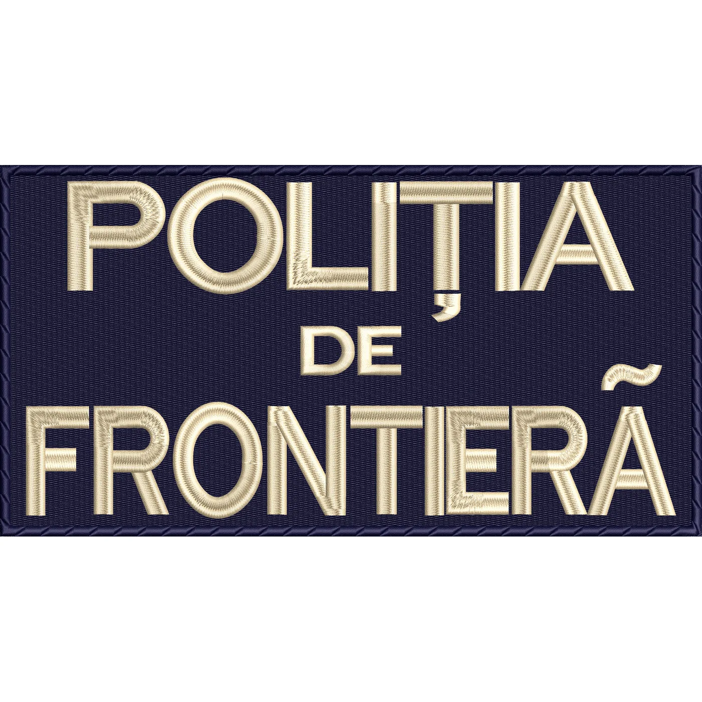 EMBLEMA POLITIA DE FRONTIERA SPATE 27 CM ( LATIME ) X  15 CM ( INALTIME ) PENTRU TINUTA NOUA